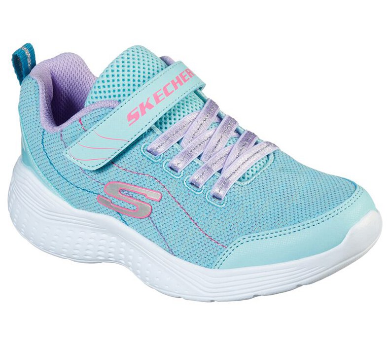 Skechers Flickor Ljus Turkos/Lila Sneakers - Snap Sprints - Electric Dash - Sverige (ISNVX-2871)